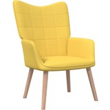  The Living Store Stol za sproščanje gorčično rumeno blago - Stol Za Sproščanje, (21485230) | Shoptok.si