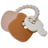 Jollein grickalica Teething Ring silikonska - Teddy Bear | shoptok.hr