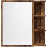  Kupaonski ormarić s ogledalom staro drvo 62,5x20,5x64 cm | shoptok.hr