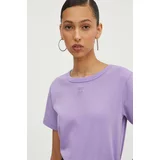 Hugo Kratka majica ženska, vijolična barva, 50512002