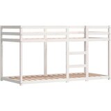  Krevet na kat sa zavjesama ružičasti 75 x 190 cm od borovine | shoptok.hr