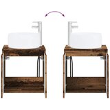  Set ormarića za kupaonicu 3 kom. Staro drvo 49 5 x 44 5 x 66 cm - Staro drvo | shoptok.hr