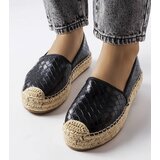 Gemre Black espadrilles adorned with embossing Geoffrey | Shoptok.si
