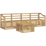 vidaXL Zunanja garnitura za sedenje 5 pcs Bela Masiven les akacije, (5000281098) | Shoptok.si