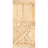  Vrata NARVIK Naravna 100 x 210 cm Masiven borov les, (5000215466) | Shoptok.si