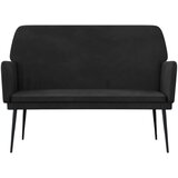  Klupa crna 108 x 35 x 41 cm baršunasta | Eponuda.ba