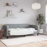 vidaXL Dnevni krevet svjetlosivi 90 x 200 cm od tkanine | shoptok.hr