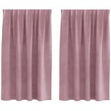  Zavjese za zamračivanje 2 pcs Tamno ružičasta 140 x 140 cm | shoptok.hr