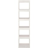vidaXL knjižna omara za razdelitev prostora bela 40x30x167,5 cm | Shoptok.si