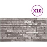  Zidne panele 10 pcs Tamnosiva 100 x 50 cm EPS pjena - Tamnosiva | shoptok.hr
