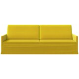 SOFA za 3 osobe Žuta 220 x 81 x 82 cm Baršun | shoptok.hr