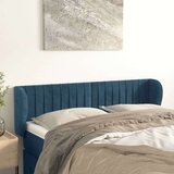  Uzglavlje s ušima tamnoplavo 147x23x78/88 cm baršunasto Cijene