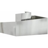  Vrtna saksija Srebrno 80 x 80 x 50 cm Cinkani čelik | Eponuda.com