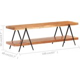 The Living Store ormarić 160 x 40 x 50 cm od masivnog bagremovog drva | shoptok.hr