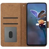 INORCO Ovitek za telefon Samsung Galaxy F14 5G iz PU usnja s teksturo goveje kože, stojalom za denarnico, preklopnim pokrovom, (22035998) | Shoptok.si