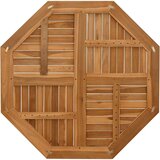Stolna ploča 90 x 90 x 2,5 cm osmerokutna od masivne tikovine | Eponuda.ba
