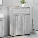 vidaXL Kopalniška omarica s predalom Siva Sonoma 72,5 x 36,5 x 100 cm | Shoptok.si