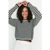 Trendyol Black Crop Knitwear Sweater Cene