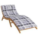  Blazina za sončno ležalnik Siva 178 x 60 x 4 cm Oxford tkanina, (5000202443) | Shoptok.si