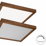  Brilagi-LED prigušiva svetiljka WOODY FRAME LED/50W/230V hrast 60x60 cm IP44 + daljinski upravljač | Eponuda.com