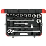 red Socket Set 3/4 14-pieces