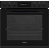 Sharp Ostrilni vgradni komplet pecice v mat K-72P19BNH-EU crni barvi | Shoptok.si