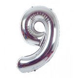 Amscan Balon srebrni br.9 43x66cm 3196301 | Eponuda.ba
