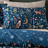 Catherine Lansfield Temno modra posteljnina za zakonsko posteljo/podaljšana 230x220 cm Enchanted Twilight – | Shoptok.si