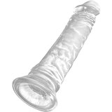 King Cock Clear 8 - vakuumska čašica, veliki dildo (20 cm) | shoptok.hr