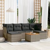  7-dijelni set vrtnih sofa sivi od poliratana | shoptok.hr