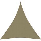vidaXL Senčno jadro oksford blago trikotno 4x5x5 m bež Cene