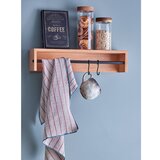 Bloomingville Stenski obešalnik v dekorju bukve v naravni barvi s polico Ryder – | Shoptok.si