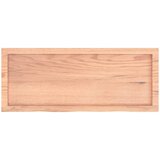  Zidna polica svjetlosmeđa 100x40x(2-6) cm obrađena hrastovina | Eponuda.com