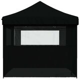 Šator za svadbe - šator za zabave Crna 292 x 440 x 315 cm Oxford tkanina - Crna s 4 bočna zida Da | shoptok.hr