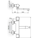 Rosan Stolz Thermo baterija za sudoperu – lavabo 1T32120