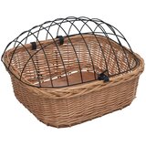 Prednja košara za bicikl s poklopcem 50x45x35 cm prirodna vrba | shoptok.hr