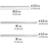 Wenko 19218100 - Šipka UNIVERSAL 2,5x2,5 cm hrom/bela | Eponuda.com