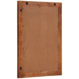  Kupaonsko ogledalo 50 x 70 cm masivno drvo bagrema i staklo | shoptok.hr