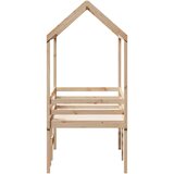  Visoki krevet s krovom 90 x 190 cm od masivne borovine | shoptok.hr