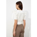 Trendyol Ženska bluza Volan Detailed crna | siva | ePonuda.com
