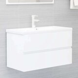 vidaXL Ormarić za umivaonik bijeli 80 x 38,5 x 45 cm od iverice | shoptok.hr