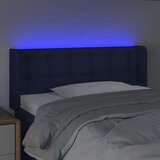  Uzglavlje plavo 93x16x78/88 cm od tkanine | shoptok.hr