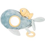 Nattou romeo, jules & sally aktivna igračka whale sally marble green 30 cm | shoptok.hr
