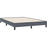 Box Spring krevet bez madracem tamno sivi 140x220 cm samt | shoptok.hr
