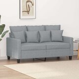  Dvosjed od tkanine svjetlosivi 120 cm Cijene