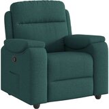 Maison Chic Naslanjač - Relax naslanjač iz temno zelenega blaga, (22062353) | Shoptok.si