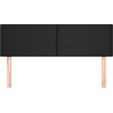  Uzglavlja crna 144x5x78/88 cm od umjetne kože | shoptok.hr