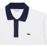 Lacoste Classic Fit Contrast Collar Polo Shirt White/Navy Blue Bijela | shoptok.hr