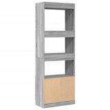  Visoka komoda boja hrasta 63x33x180 cm od konstruiranog drva | Eponuda.com