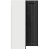  Zidni kutni ormar Lucca Crna 57 x 57 x 100 cm Konstruirano drvo | shoptok.hr